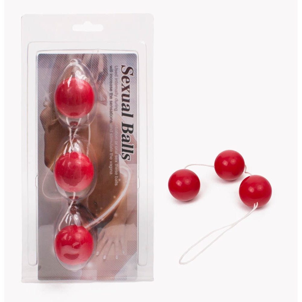 Anal Balls. ABS Material. Red. 3.8cm